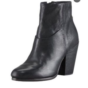 Rag & Bone Ankle Western Black Boots Size 37.5